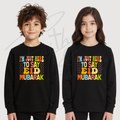 Kids Eid Mubarak Sweatshirt – “I’m Just Here For To Say Eid Mubarak"