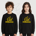 Kids Eid Mubarak Sweatshirt – Starry Script Design