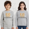 Kids Eid Mubarak Sweatshirt – “I’m Just Here For My Eidi!”