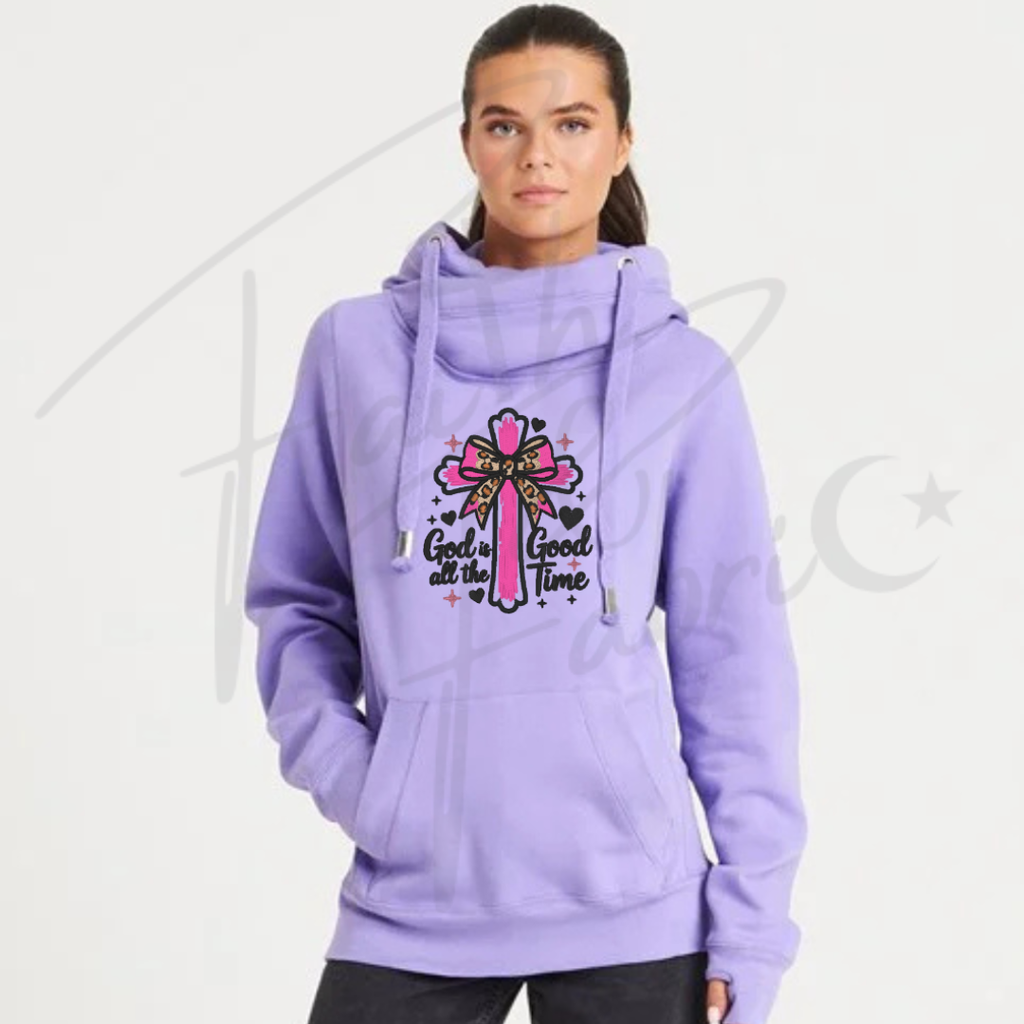 Heavyweight Hoodie – “God Is Good All the Time” ✝️